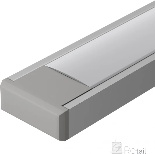 029024 Профиль с экраном MIC-2000 ANOD+OPAL (Алюминий) 029024 Arlight