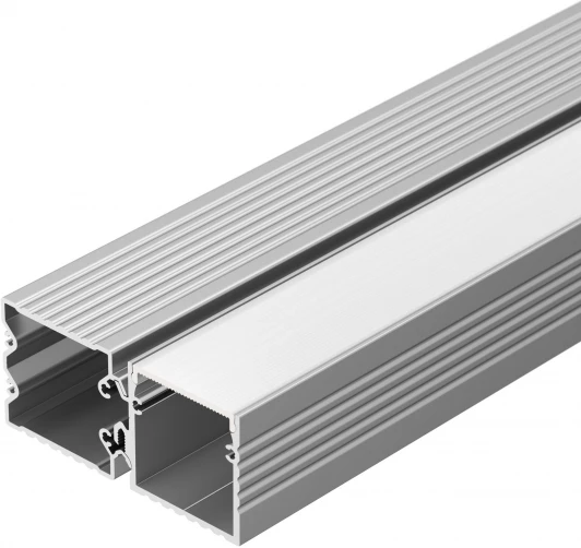 021947 Профиль с экраном ALU-BASE-PW35S-2000 ANOD+FROST AG (Металл) 021947 Arlight