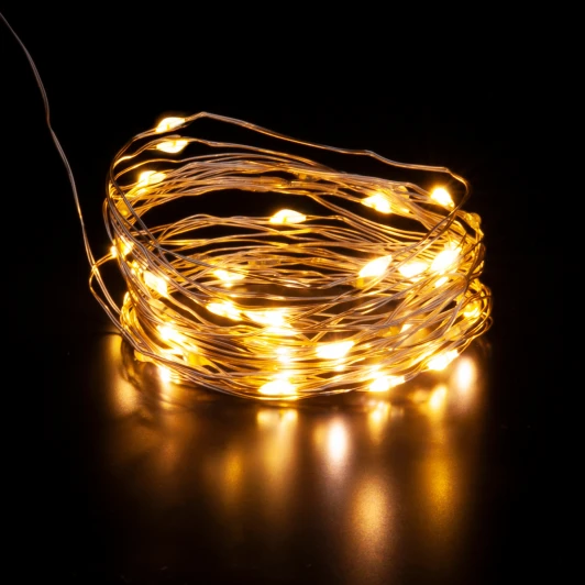 400-007 теплый белый Гирлянда Eurosvet 400-007 теплый белый