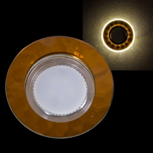 14008-9.0-001LD MR16+LED3W TEA Встраиваемый точечный светильник Reluce 14008-9.0-001LD MR16+LED3W TEA (220V, круглые)