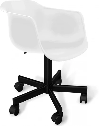 7659489901 Стул подъемно-поворотный Sheffilton SHT-ST31/S120M белый/черный муар