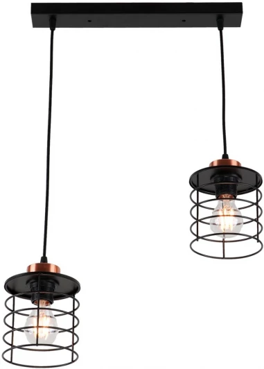 MD.8835-2-P BK+AB Подвесной светильник Imex MD.8835-2-P BK+AB