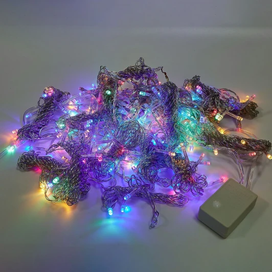 ULD-C3030-192/DTA MULTI IP20 Занавес светодиодный, 3х3м. 192 светодиода, разноцветный свет Uniel ULD-C3030-192/DTA MULTI IP20