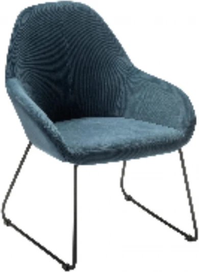 410119153h_Diagblue_черн_линк Кресло Kent Diag blue/Линк R-Home арт.410119153h_Diagblue_черн_линк