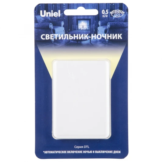 DTL-320 Прямоугольник/White/Sensor Ночник Uniel DTL-320 Прямоугольник/White/Sensor
