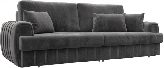 129219 Диван прямой Лига-057 НПБ Лига Диванов (Велюр) арт.129219