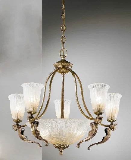 520/5+2 Подвесная люстра Nervilamp 520 520/5+2 (220V, на цепи, факел)