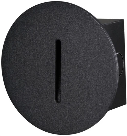 7051/3WL Подсветка лестницы встраиваемая Odeon Light Escala 7051/3WL металл/металл черный IP20 LED 1*3W (220V, круглые)