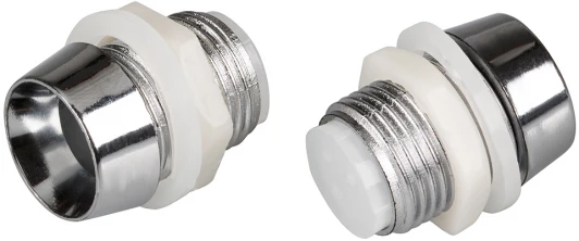 026710 10PC Держатель 10мм (хром. пластик, с гайкой) (10мм (круглый)) 026710 Arlight