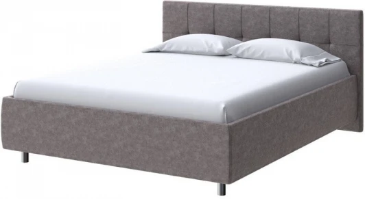 2013405 PROxSON Кровать Diamo без основания (Ткань: Велюр Gratta 7 Жареный миндаль) 80x200