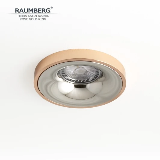 TerraSNi\RGd Встраиваемый светильник Raumberg TerraSNi\RGd Satin Nickel\Rose Gold