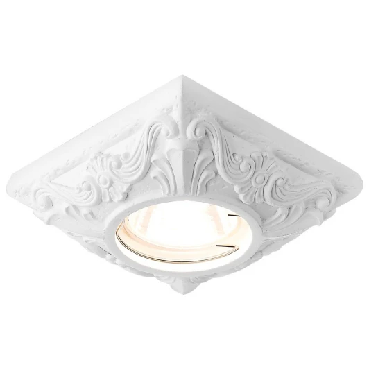 D2960 W Встраиваемый точечный светильник Ambrella Дизайн С Узором И Орнаментом Гипс D2960 W