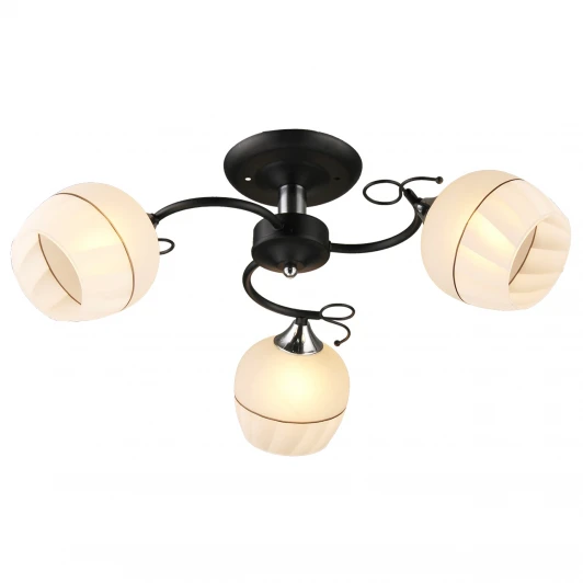 MD.3314-3-S BK+CH Потолочная люстра Imex MD.3314-3-S BK+CH
