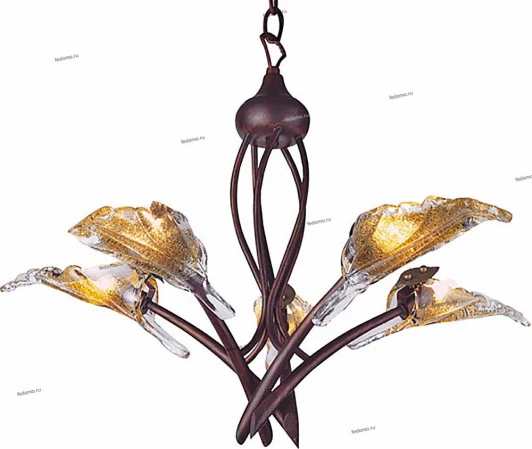 PX-0157/5 coffee with gold Потолочная люстра N-Light PX-0157 PX-0157/5 coffee with gold