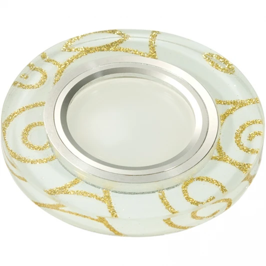 DLS-L206 GU5.3 CHROME/WHITE Встраиваемый точечный светильник Fametto Luciole DLS-L206 GU5.3 CHROME/WHITE