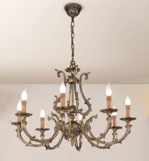 583/6 Подвесная люстра Nervilamp 583 583/6 (220V, на цепи, подсвечник, свеча)