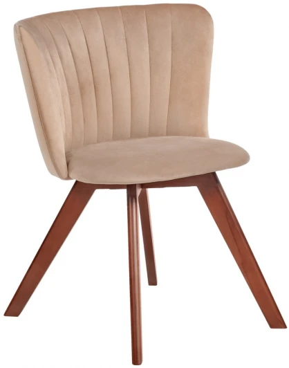 RF 0075 Стул Bella латте, темный орех Bradex Home RF 0075