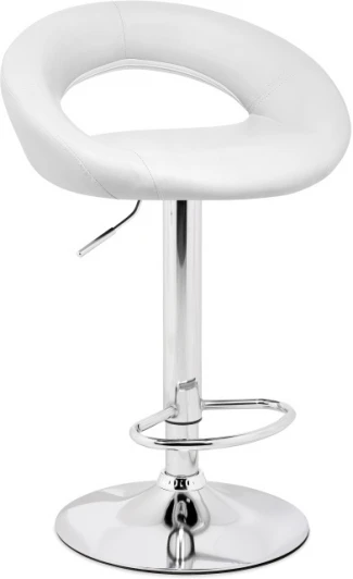 15500 Барный стул Woodville Oazis white / chrome 15500