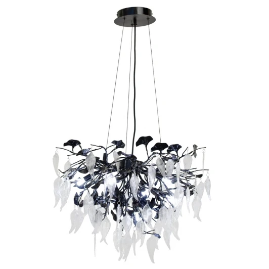 WOODSTAR D600 BK Подвесная люстра AM Group WOODSTAR WOODSTAR D600 BK (220V, на тросе, листья)