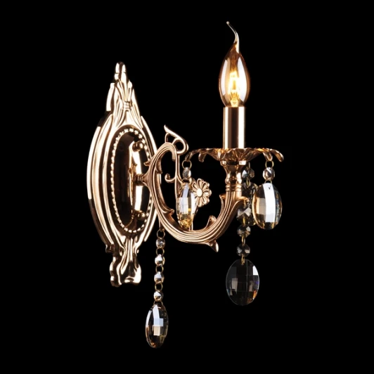 3216/1 золото/тонированный хрусталь Strotskis Бра Eurosvet 3216 3216/1 золото/тонированный хрусталь Strotskis