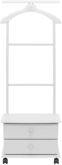 2000000092263 Вешалка напольная Leset Ричмонд (Массив бука,МДФ,Шпон,Металл,Пластик/Белый) арт.2000000092263