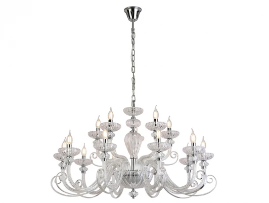 8620+5/C chrome clear Подвесная люстра Newport Annette 8620+5/C chrome clear