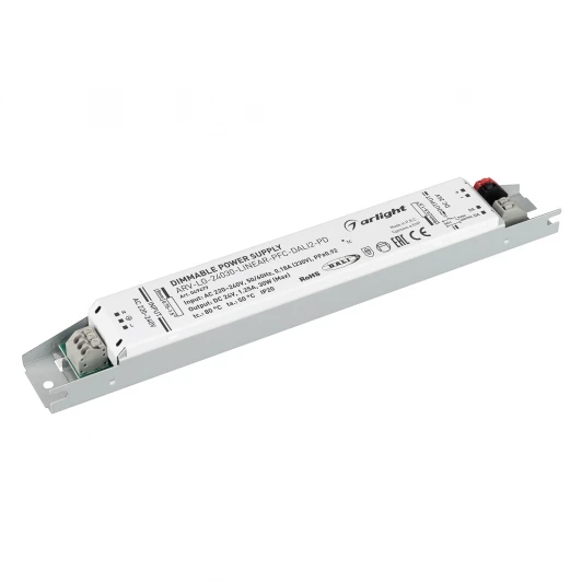 049479 Блок питания ARV-LG-24030-LINEAR-PFC-DALI2-PD (24V, 1.25A, 30W) (Arlight, IP20 Металл, 5 лет) 049479