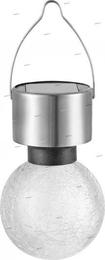 33058 Подвес уличный светодиодный на солнечных батареях Globo, 1 плафон, никель, прозрачный