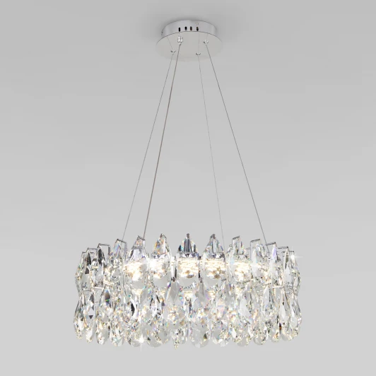 90371/1 Strotskis Подвесная люстра светодиодная Bogate's Marvel 90371/1 Strotskis (220V, хрусталь, на тросе)