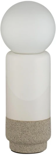 5669/1T Настольная лампа Lumion Himiko 5669/1T серый, бежевый G9 5W LED 220V (выключатель, шар)