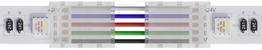 A31-12-RGBW Коннектор токопроводящий гибкий Arte Lamp Strip-Accessories A31-12-RGBW