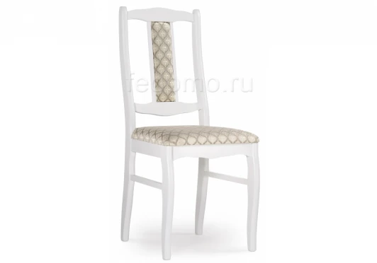 450676 Обеденный стул Woodville Киприан белый / бежевый 450676