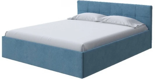 1937966 PROxSON Кровать Domo Plus (Ткань: Велюр Monopoly Прованский синий (792)) 140x200