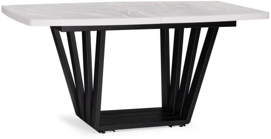 551079 Кухонный стол Woodville Эудес (Металл/ЛДСП, Черный) 551079