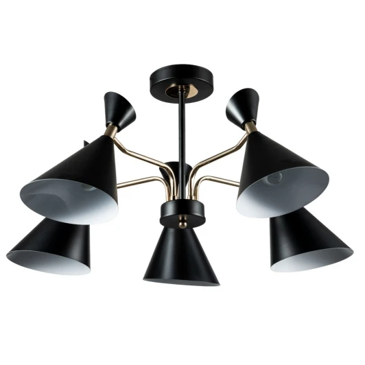 A2711PL-5BK Потолочная люстра Arte Lamp Wellington A2711PL-5BK