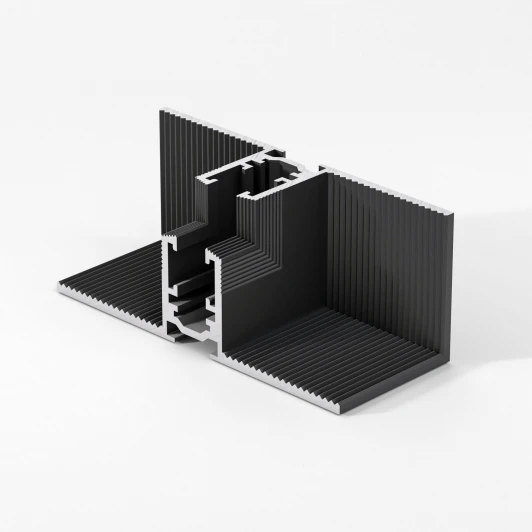 85178/00 Коннектор угловой Elektrostandard Mini Magnetic 85178/00 внутренний для встраиваемого шинопровода (черный)