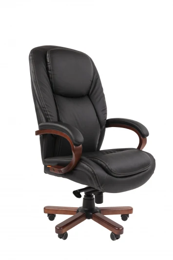 CHAIRMAN 408 Офисное кресло Chairman 408 Россия нат.кожа/экокожа черная (мультиблок) 7163871