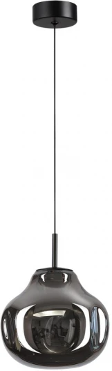 5097/4LC Подвесной светильник Odeon Light Vaso 5097/4LC черный/дымчатый/металл/стекло LED 4W 4000K (220V, на проводе)