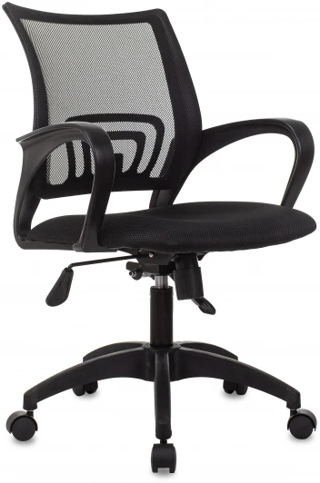 CH-695N-LUX/BLACK Кресло CH-695N-LUX черный TW-01 TW-11 сетка/ткань крестов. пластик Бюрократ CH CH-695N-LUX/BLACK