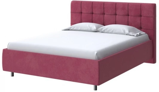 2017307 PROxSON Кровать Nety без основания (Ткань: Велюр Casa Винный) 90x200