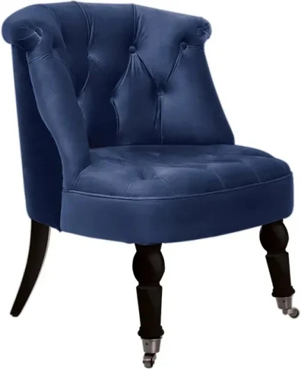 761828 Кресло Visconte ОГОГО (арт.761828), (Ткань/Синий,Белый)