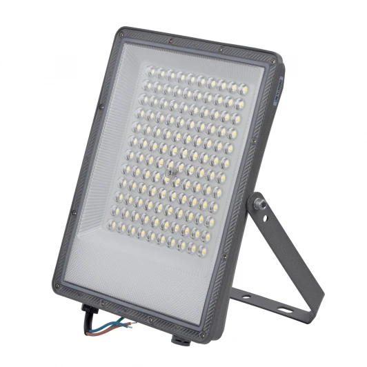 ULF-F51D-100W/6500K IP65 200-240V GREY Прожектор уличный светодиодный 6500K серый Uniel ULF-F51D-100W/6500K IP65 200-240V GREY