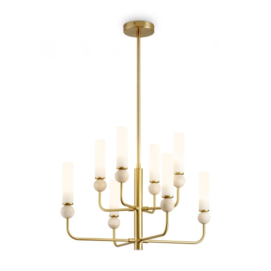 FR5482CL-08BS Потолочная люстра на штанге Freya Sunspot FR5482CL-08BS