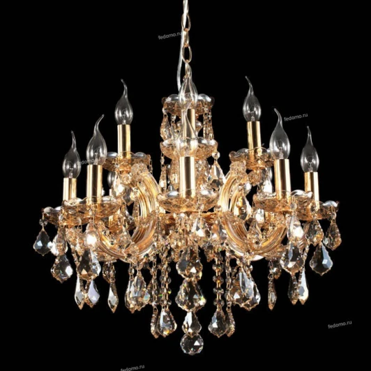 INES SP8+4 GOLD/AMBER Crystal Lux Ines SP8+4 GOLD/AMBER