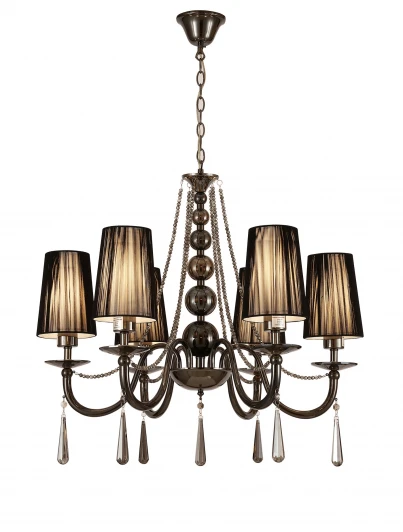 LDP 1200-6 BK Подвесная люстра Lumina Deco Fabione LDP 1200-6 BK