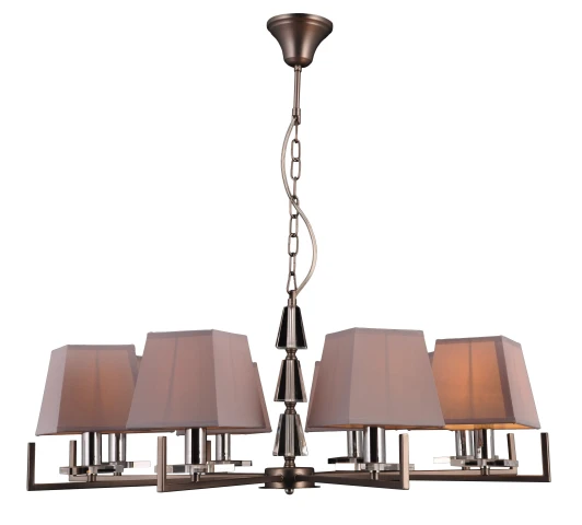 75006/8C SILVER GRAY Подвесная люстра Natali Kovaltseva 75006/8C SILVER GRAY