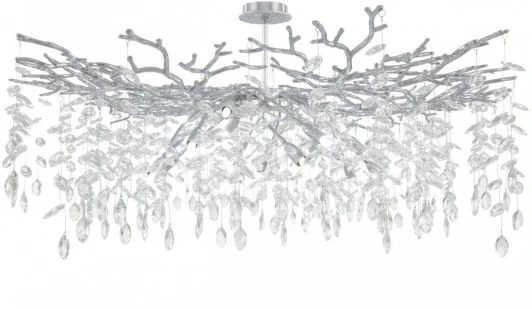23111.1200.18.G9.B CR Потолочная люстра хрустальная на штанге Arte Milano Milano-1 23111.1200.18.G9.B CR (220V)