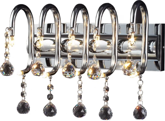 06 2310 0181 10 chrome, white crystal ASFOUR Бра N-Light 62310 06 2310 0181 10 chrome, white crystal ASFOUR