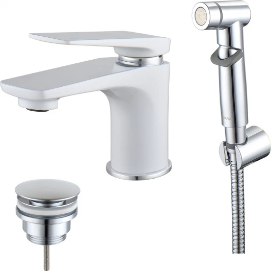 LM5916CW Смеситель Lemark Allegro LM5916CW с гигиеническим душем, с д/к