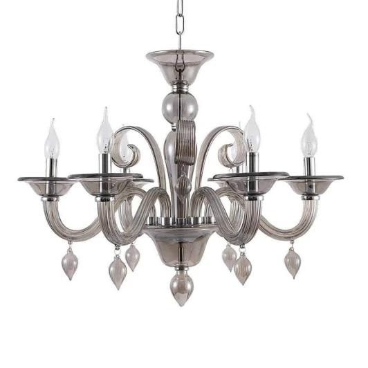 CAETANO SP-PL6 SMOKE Подвесная люстра Crystal Lux Caetano SP-PL6 SMOKE
